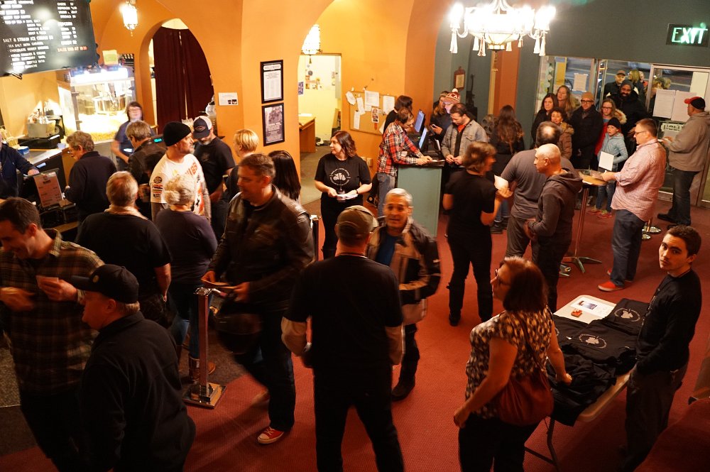 lobby at Portland Motorcycle Film Festival