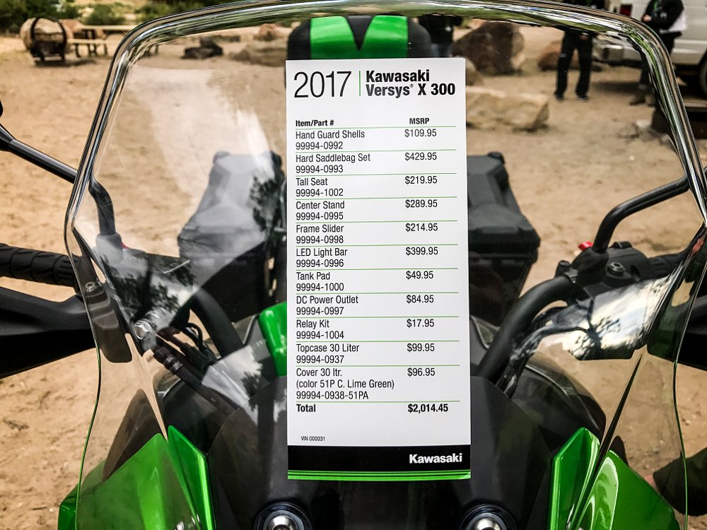 Kawasaki Versys-X 300 Accessories 