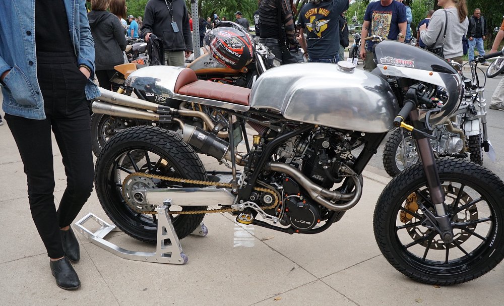 KTM-powered caf&eacute; racer