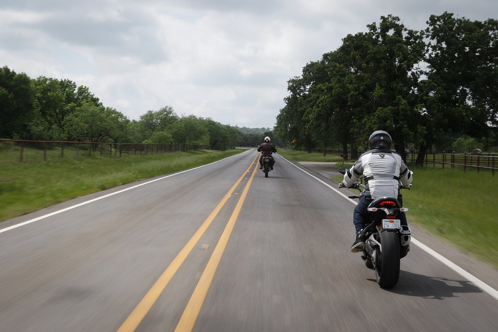 motorcycle ride in Texas Hill Country