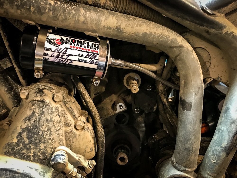 Triumph Tiger 800 XCx Konflict Motorsports Suspension 