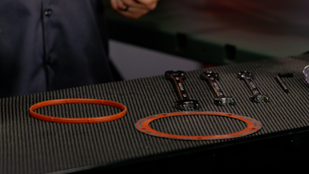 Motorcycle clutch cover gaskets