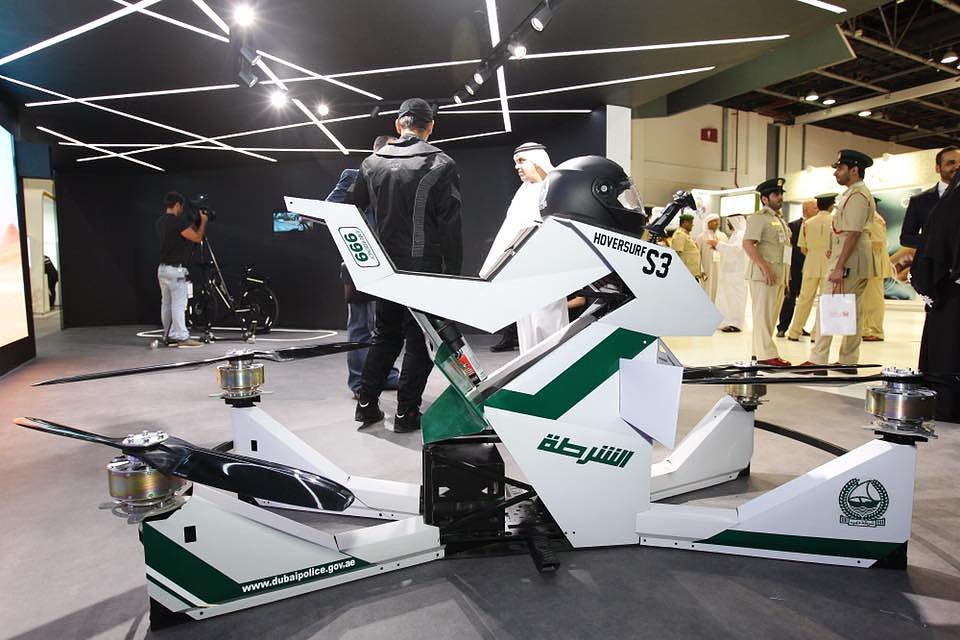 Dubai Police Force Flying Hoverbike