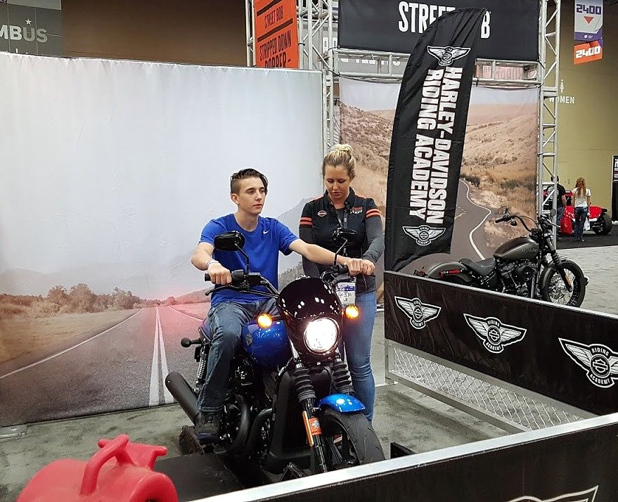 Learning to ride. Sort of.