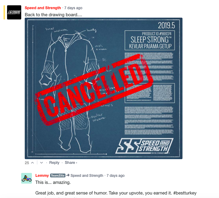 Speed and Strength perfection. RevZilla photo. 