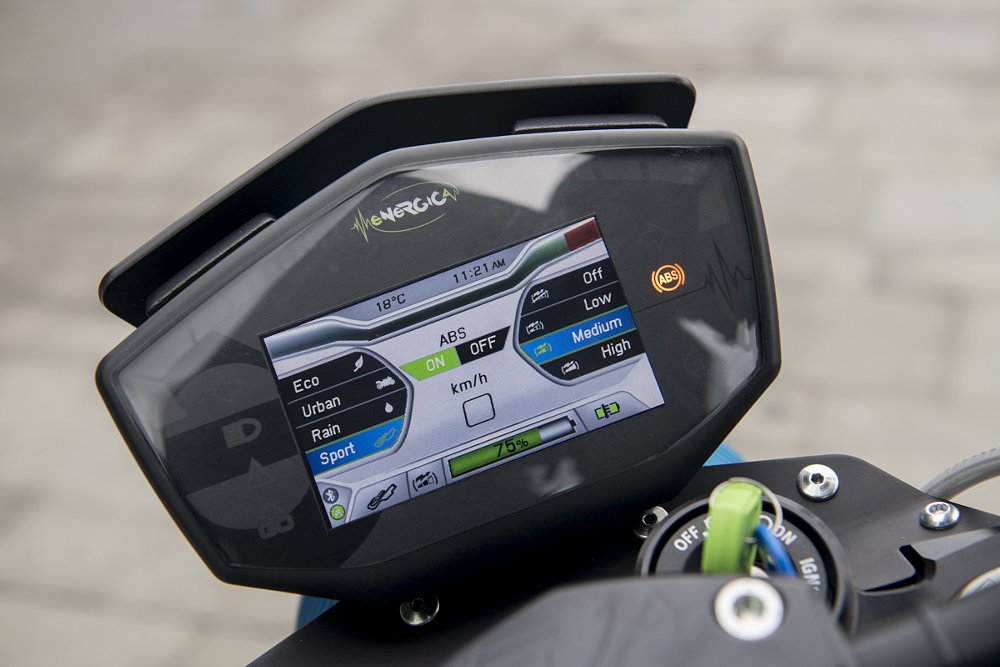 Energica dash
