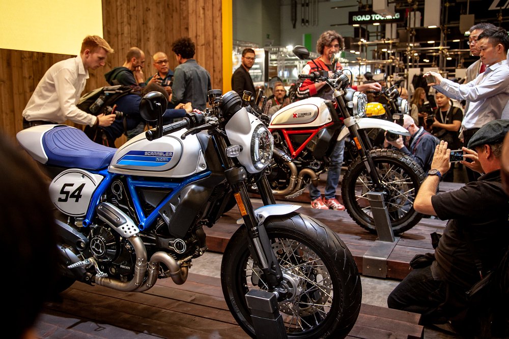 Ducati Scramblers at Intermot