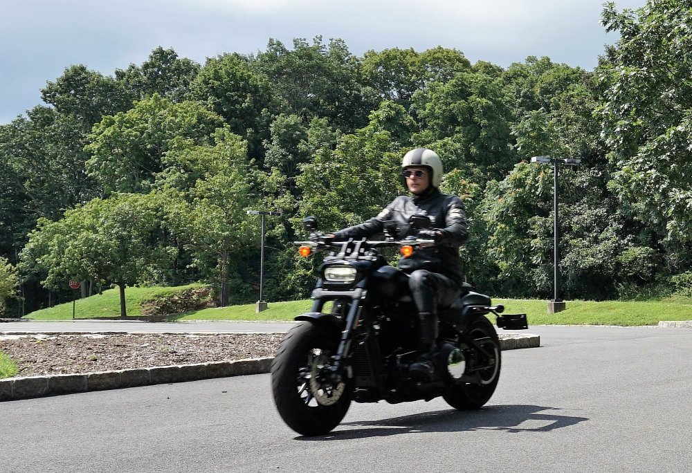 Riding the Harley-Davidson Fat Bob