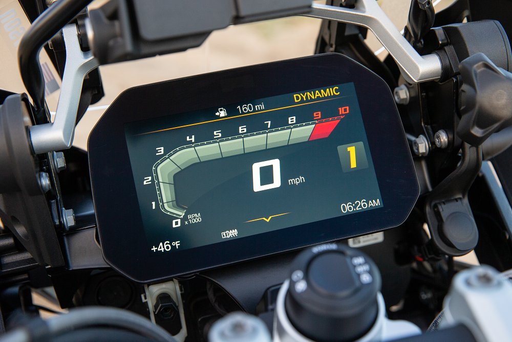 BMW R 1250 GS and R 1250 GSA TFT Dash