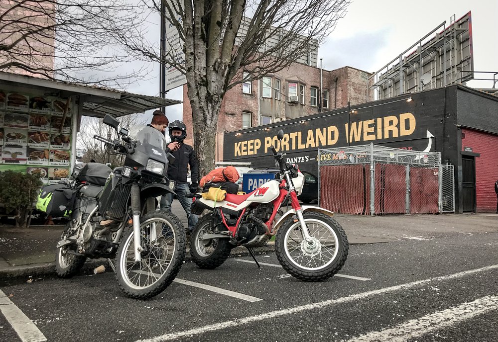 Ride to Snowcamp Ari Henning and Zack Courts