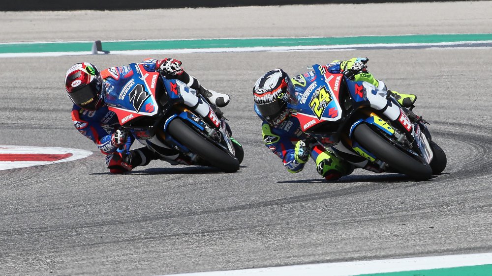 Josh Herrin and Toni Elias at COTA