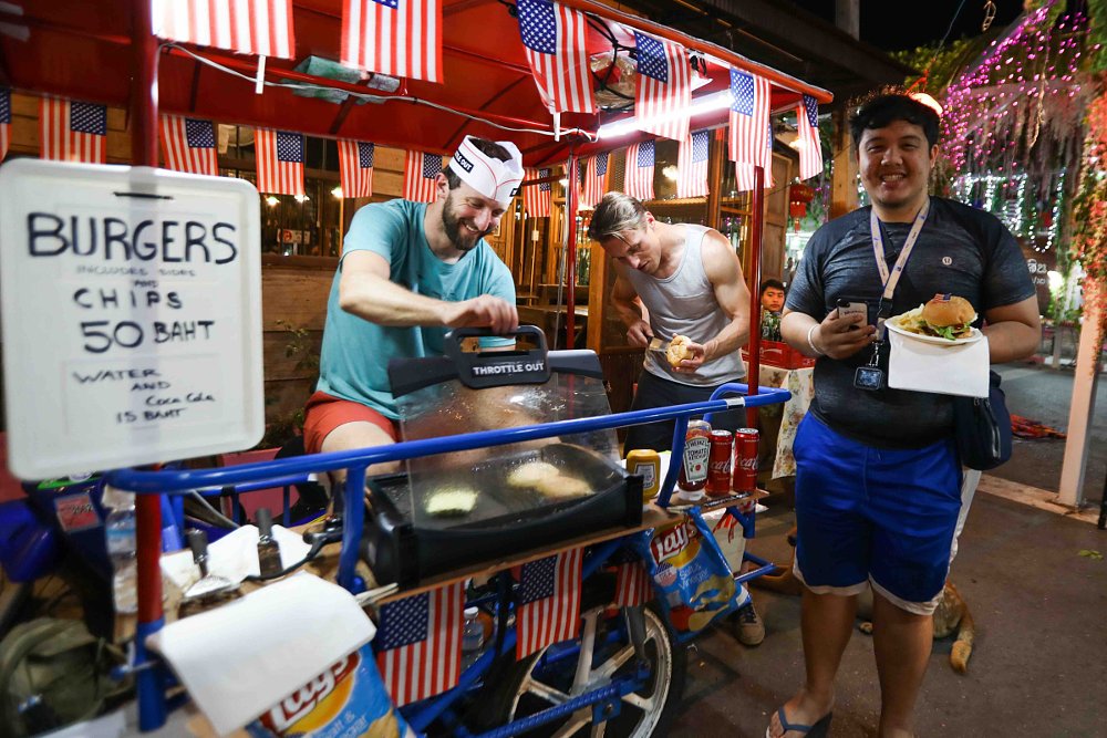 hamburger in Thailand