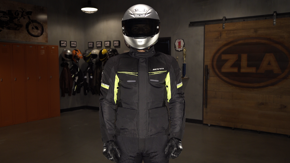 Full textile motorcycle jacket