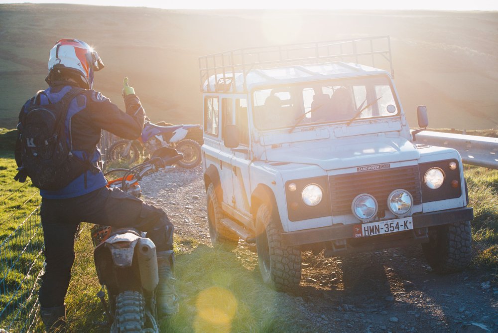 off-road riding on the Isle of Man