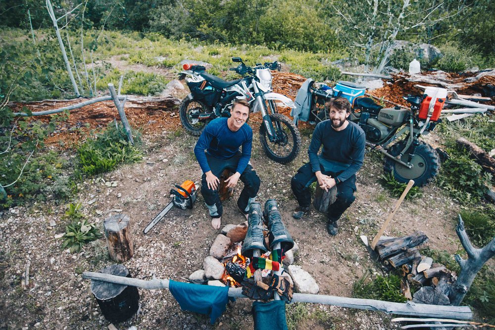 Camp in the mountains