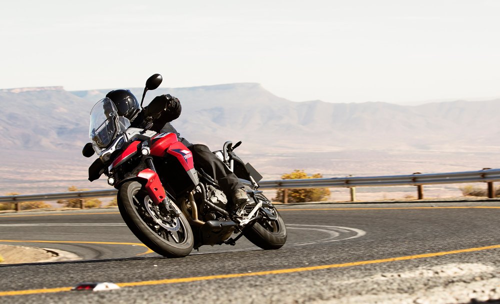 Triumph Tiger 900 GT Pro on the road