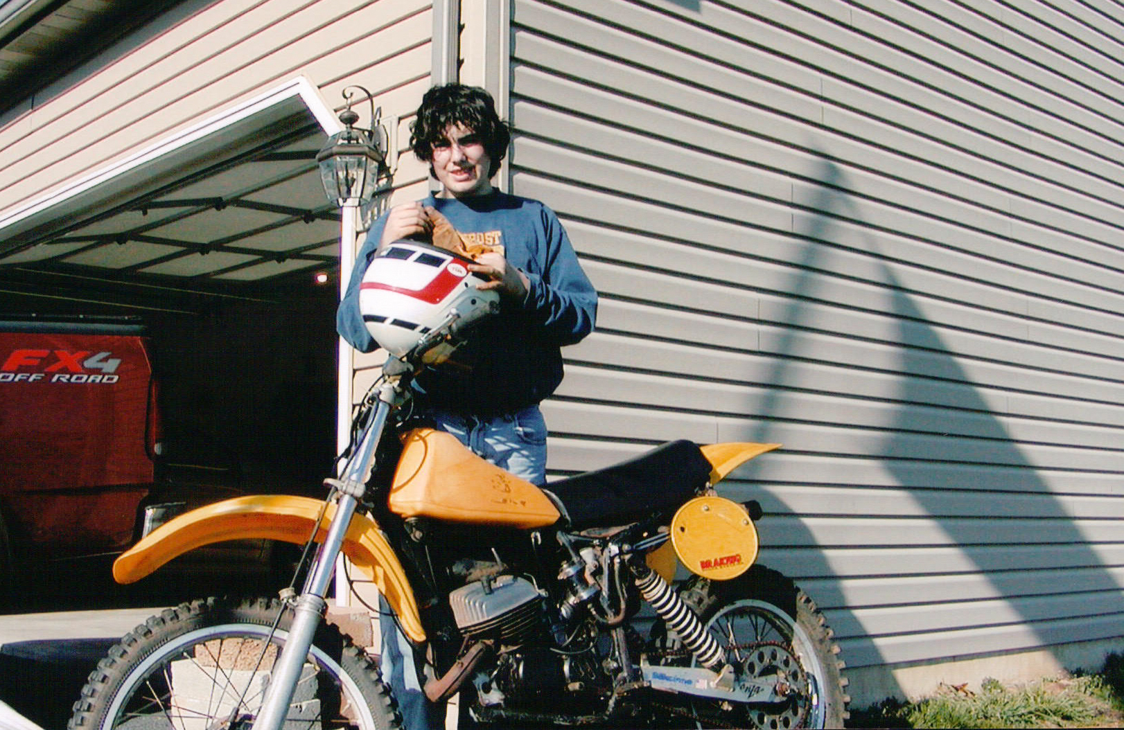 Jeff two-stroke dirt bike