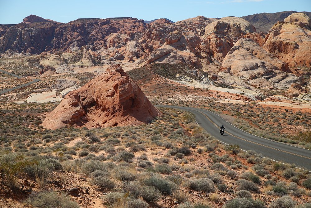 Riding in the Valley of Fire State Park