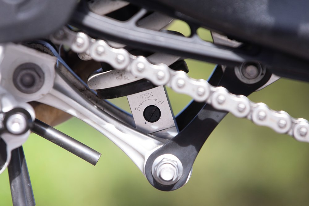 Triumph Tiger 900 Rally Pro First Ride Review Rear Shock 