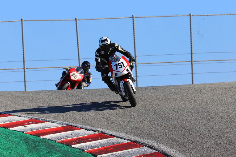 racing the Kramer HKR-EVO2 through the Corkscrew