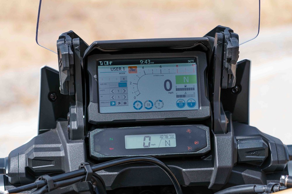 Honda Africa Twin cockpit