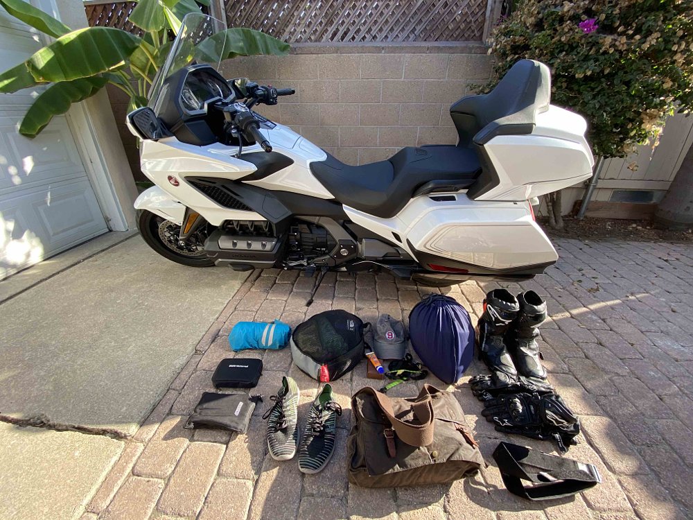 2020 Honda Gold Wing Tour luggage capacity