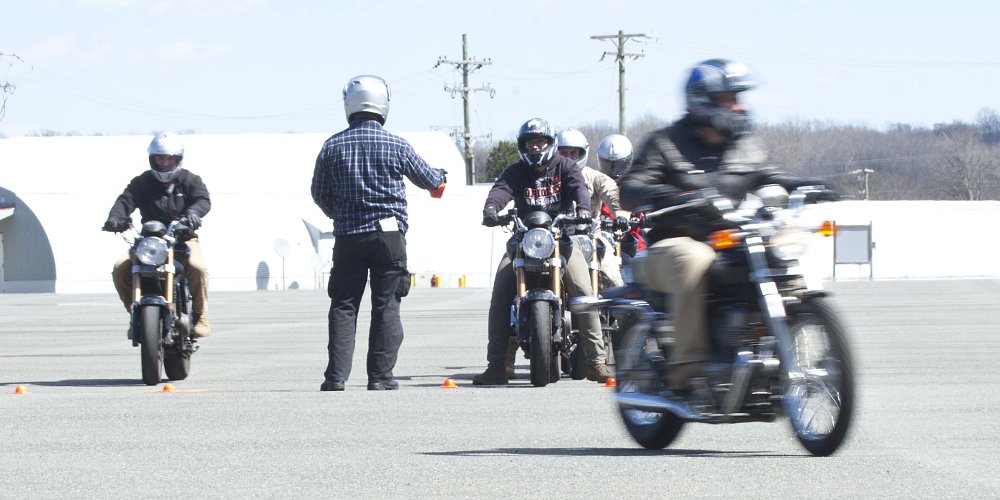 Motorcycle license test
