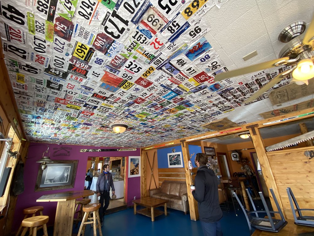 The interior of Big Shooter Coffee, in Kremmling, Colorado.