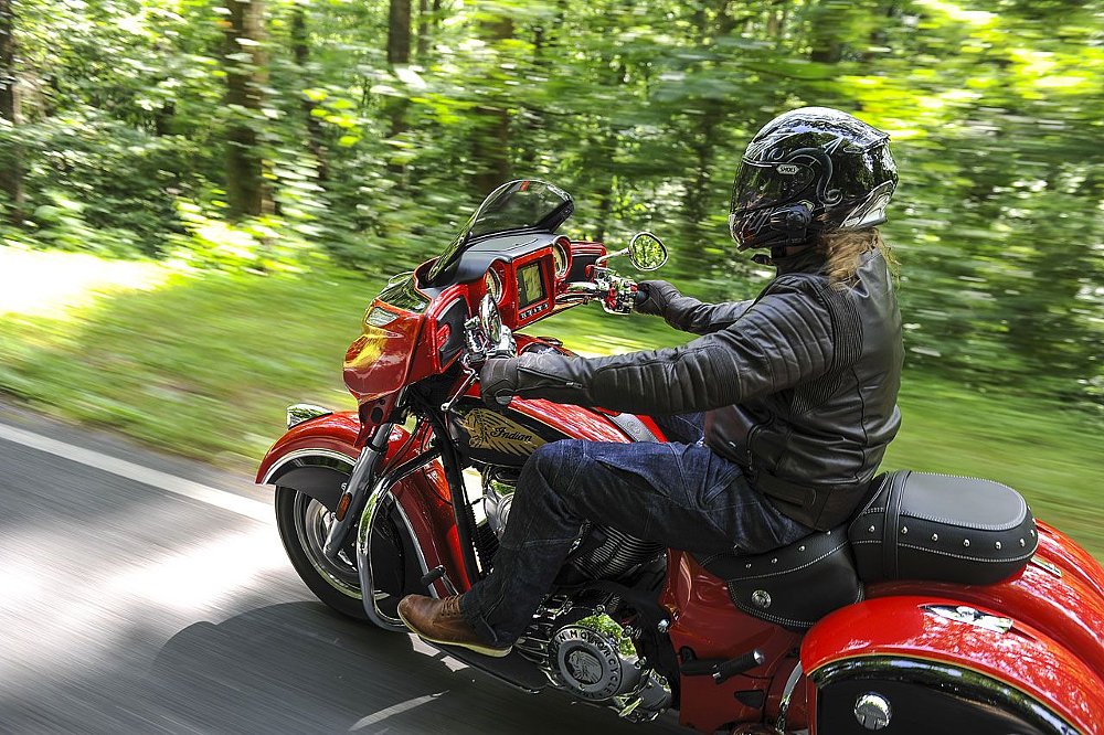 riding on the Blue Ridge Parkway