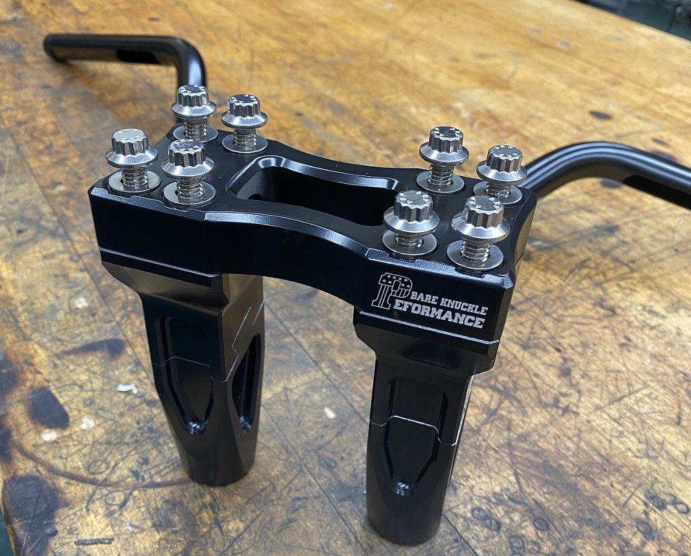 Bare Knuckle Risers on work bench