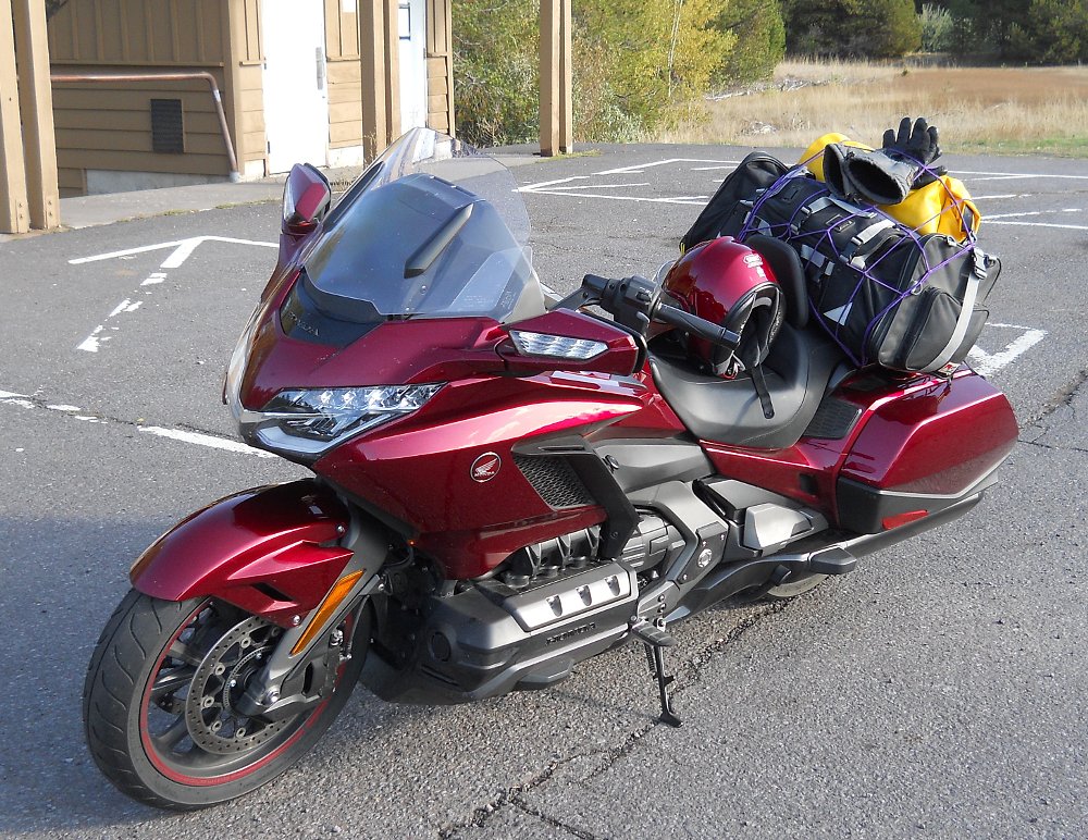 fully loaded Gold Wing