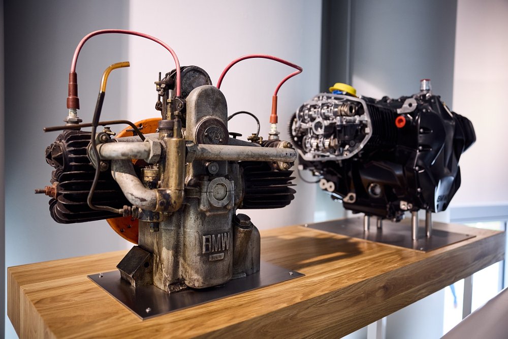 display of boxer engines old and new