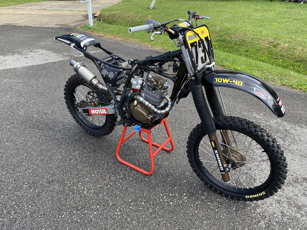 XR200 build without bodywork