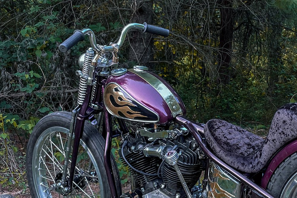 left side view of the chopper