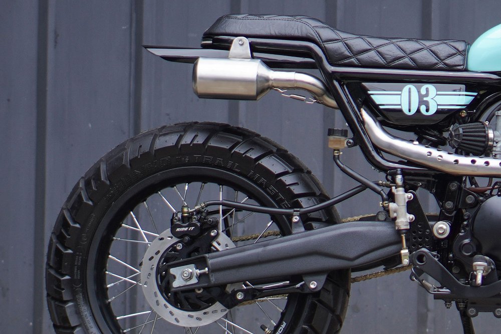 custom seat with stitching