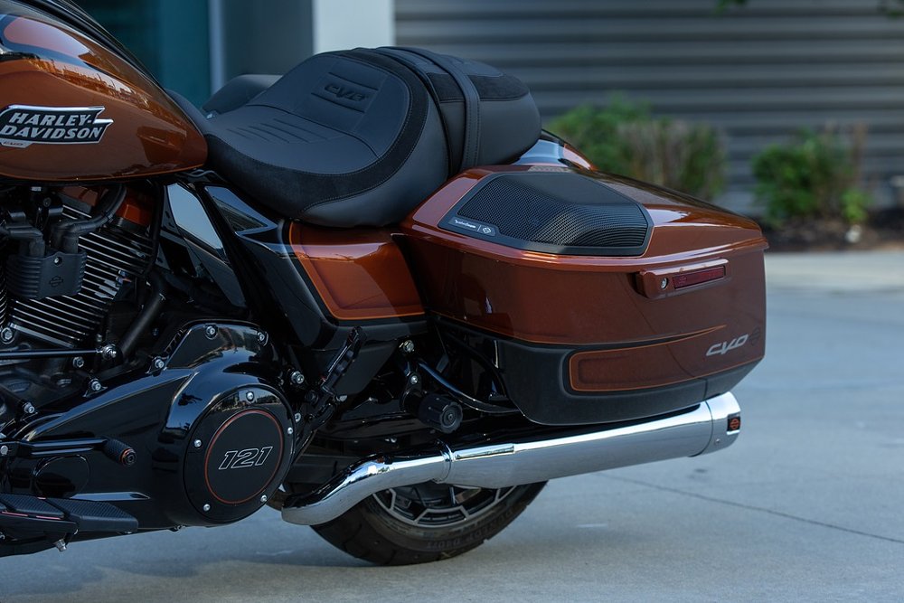 photo of the seat and saddlebag