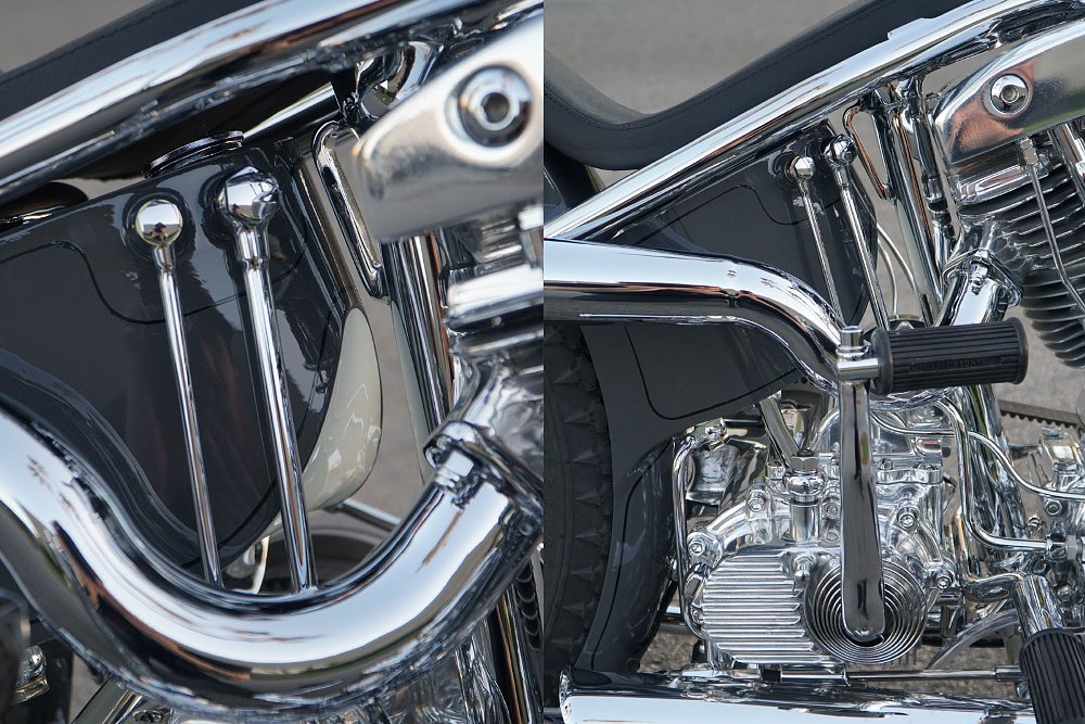 detail shots of the Shovelhead