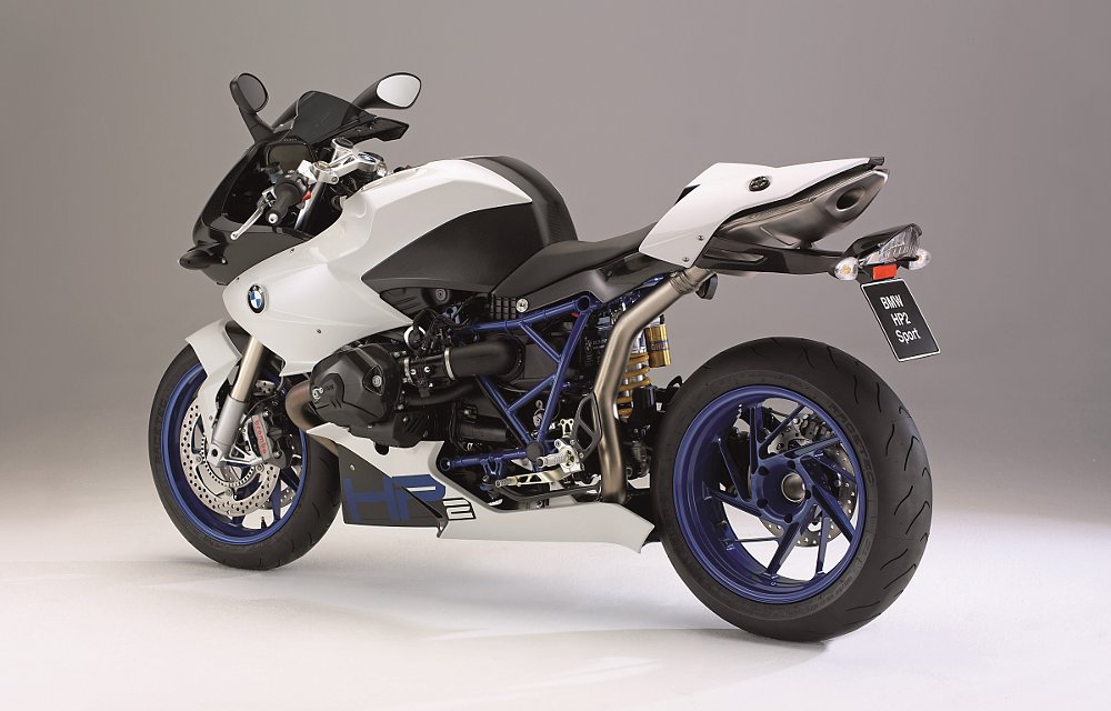 studio photo of the BMW HP2 Sport