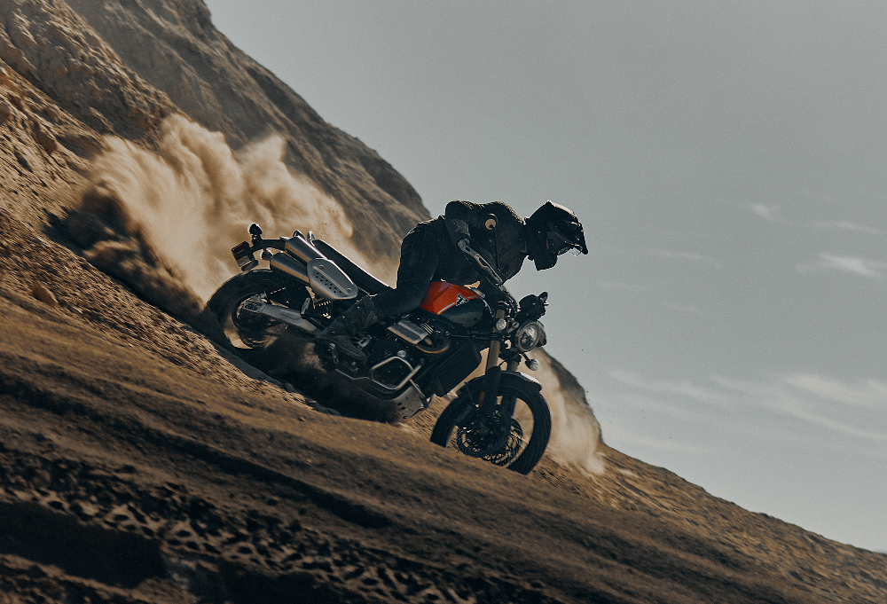 2024 Triumph Scrambler 1200 XE berm shot