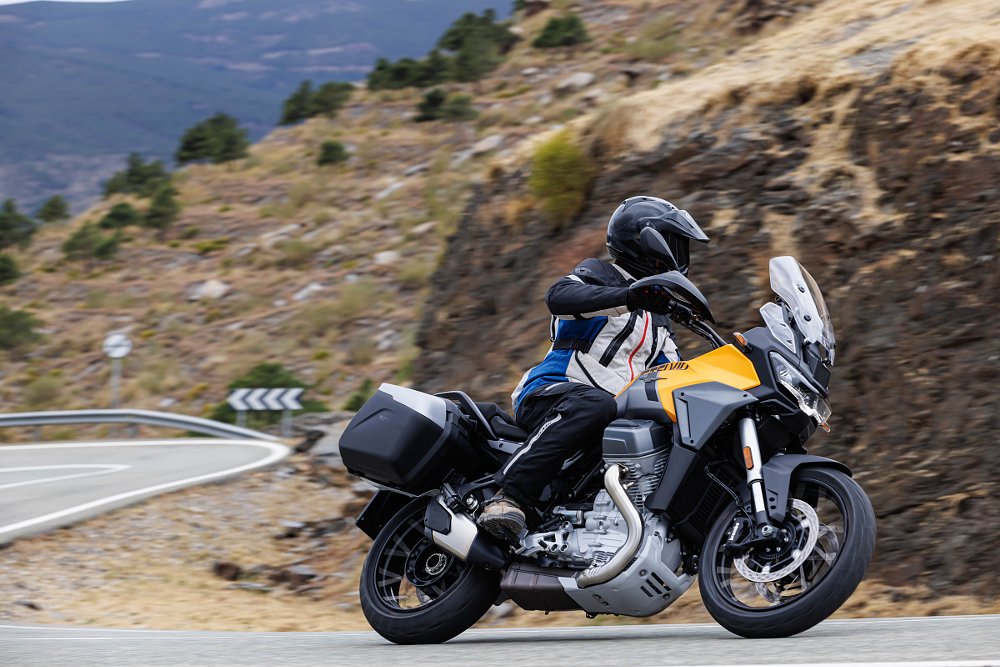 riding the Stelvio on a mountain road