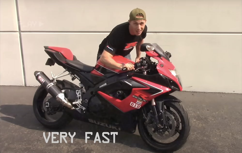 Punk ass Gixxer bro Barry Henning.