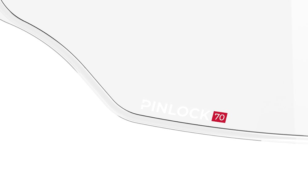 closeup of Pinlock 70 logo on insert