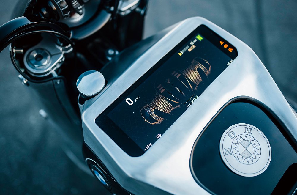 view of recessed display unit