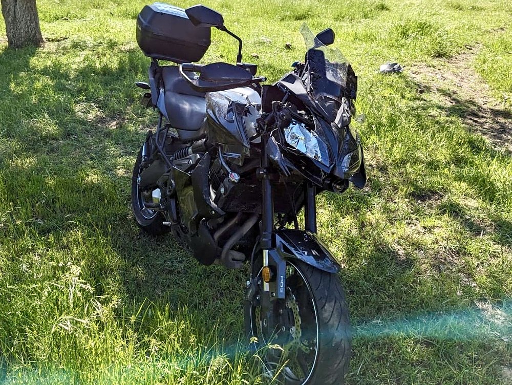 Ari's crashed versys 650