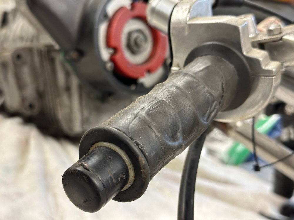 Todd Henning's motorcycle grips