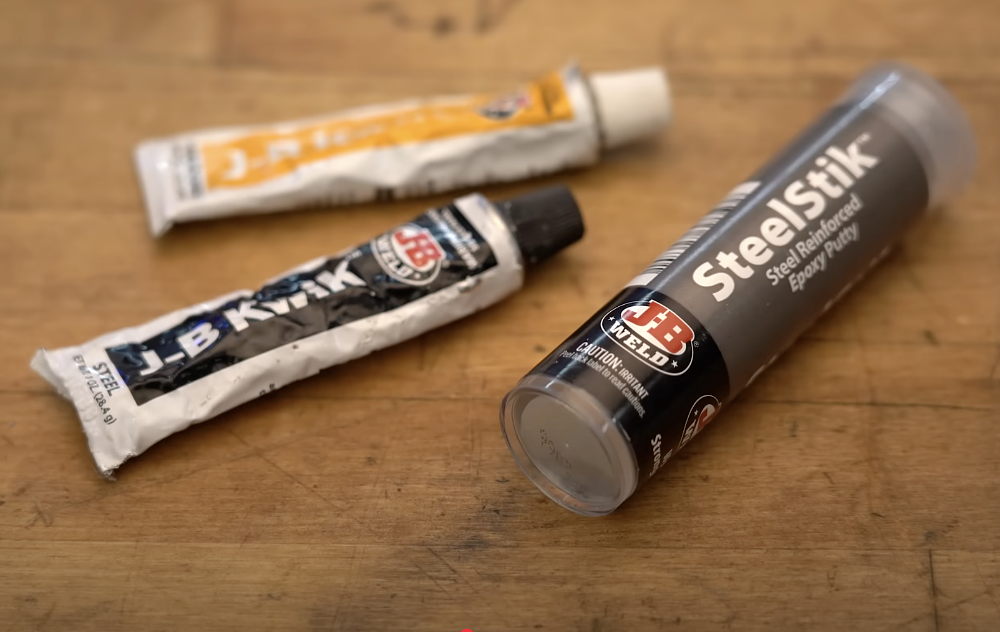 JB Weld and JB SteelStik