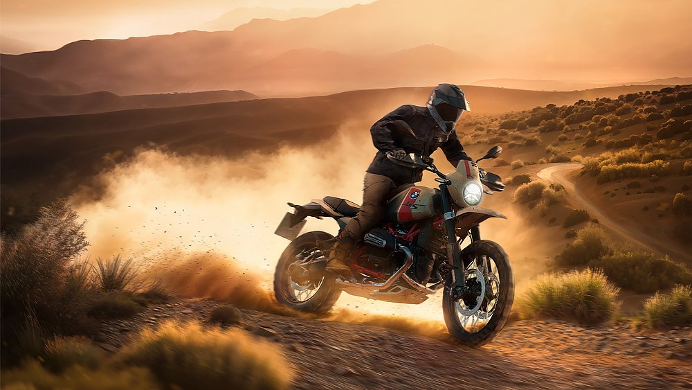 An AI-generated marketing image for the BMW R 12 GS.