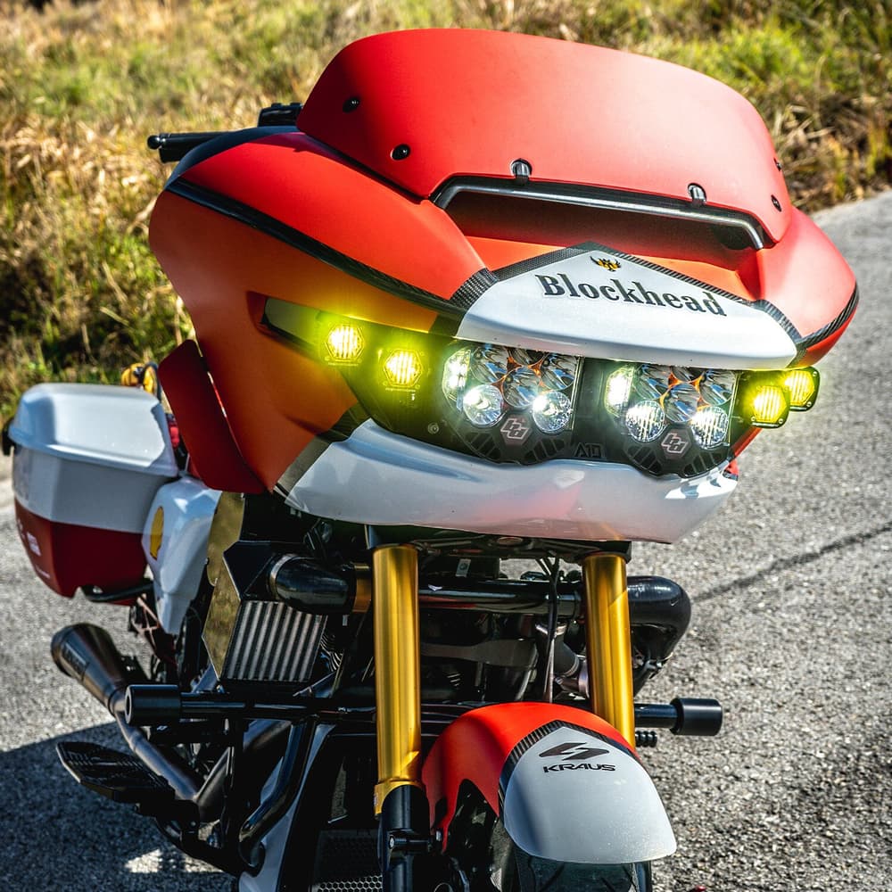 Lucy - Blockhead Moto's Supercharged Road Glide | JPCycles.com