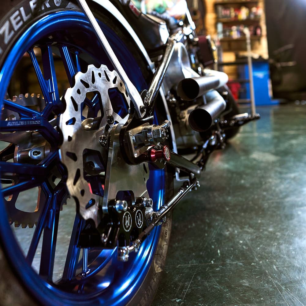 Boombox - Milwaukee Twins Custom Chopper | JPCycles.com
