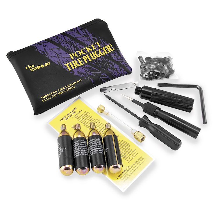 Stop & Go Tubeless Tire Plugger With CO2